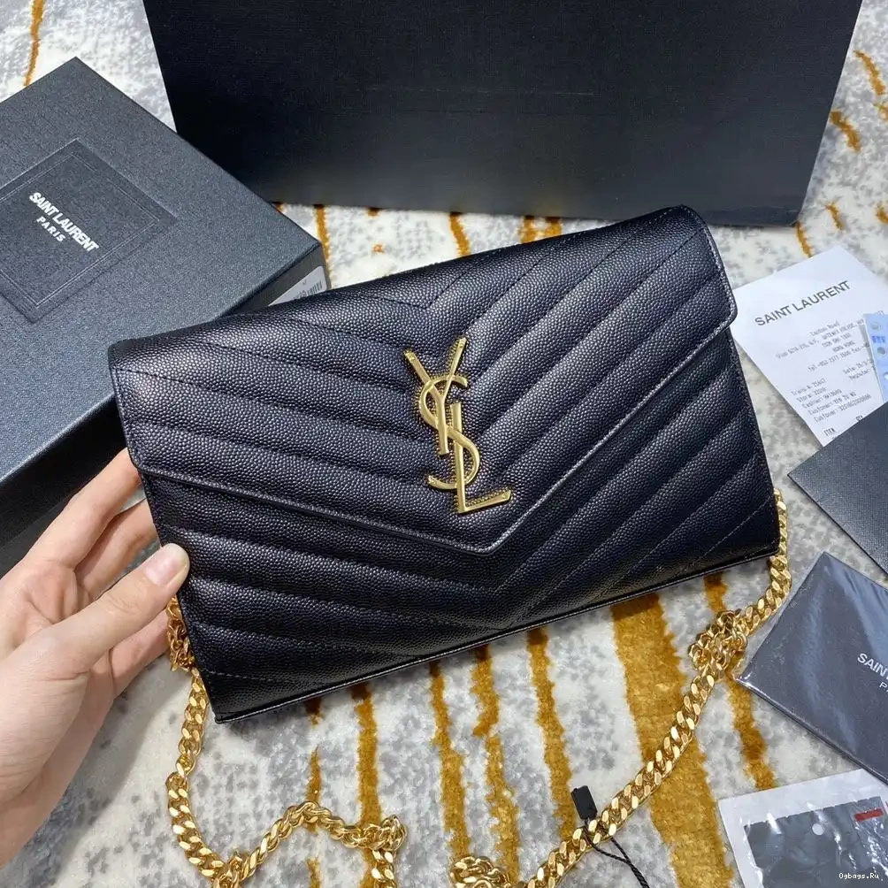 WALLET CASSANDRE YSL MATELASSÉ CHAIN 0706